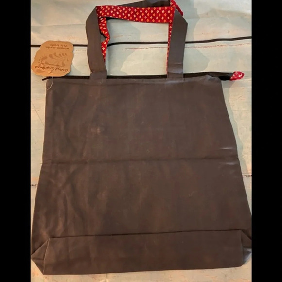 Fair trade Women Made Mushroom Tote, 100% Cotton - Picture 6 of 9